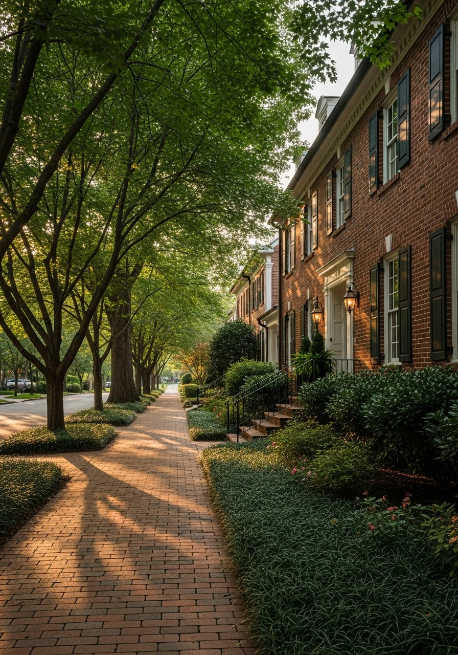 Decatur home exterior showing period architecture and mature landscaping.