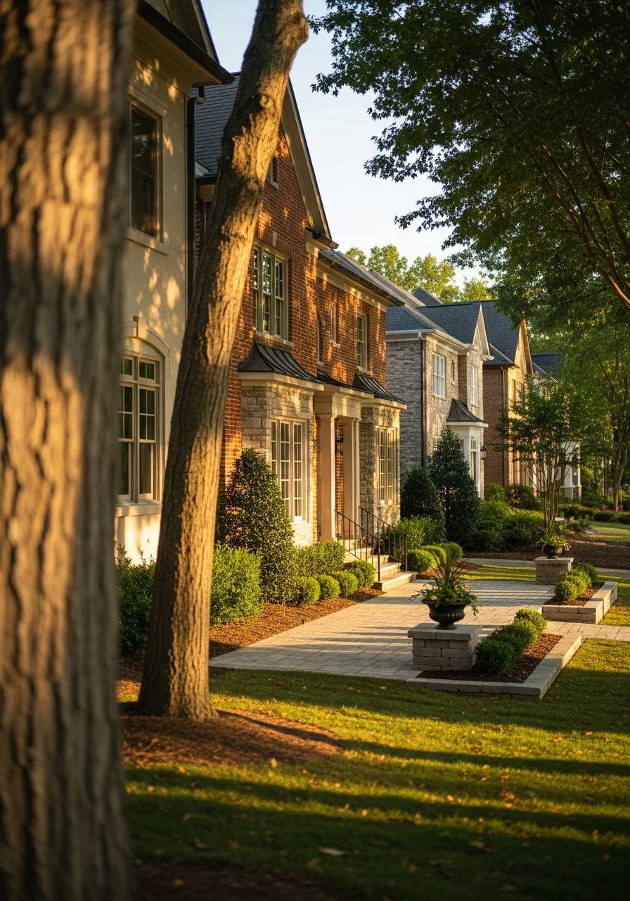 Sandy Springs home exterior showing quality finishes and well-maintained property.